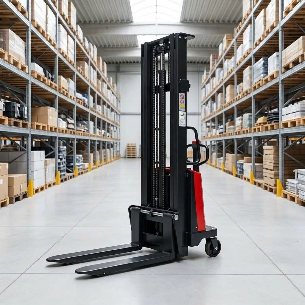 Xe nâng bán tự động 1500kg