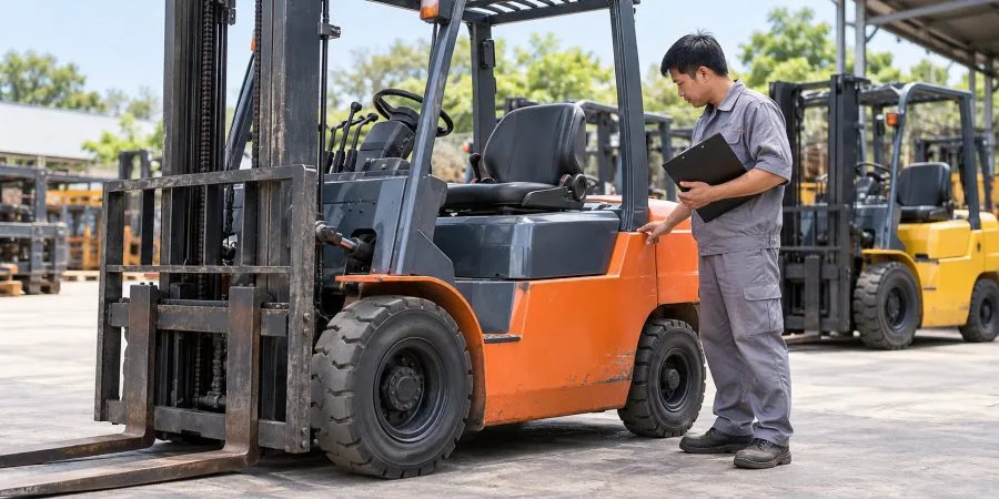 Xe nâng cũ cần thu mua