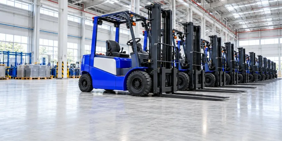 Xe nâng điện thấp - Gọn, êm cho kho hẹp