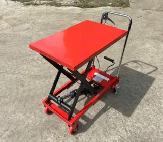 Xe nâng mặt bàn 150kg 700mm