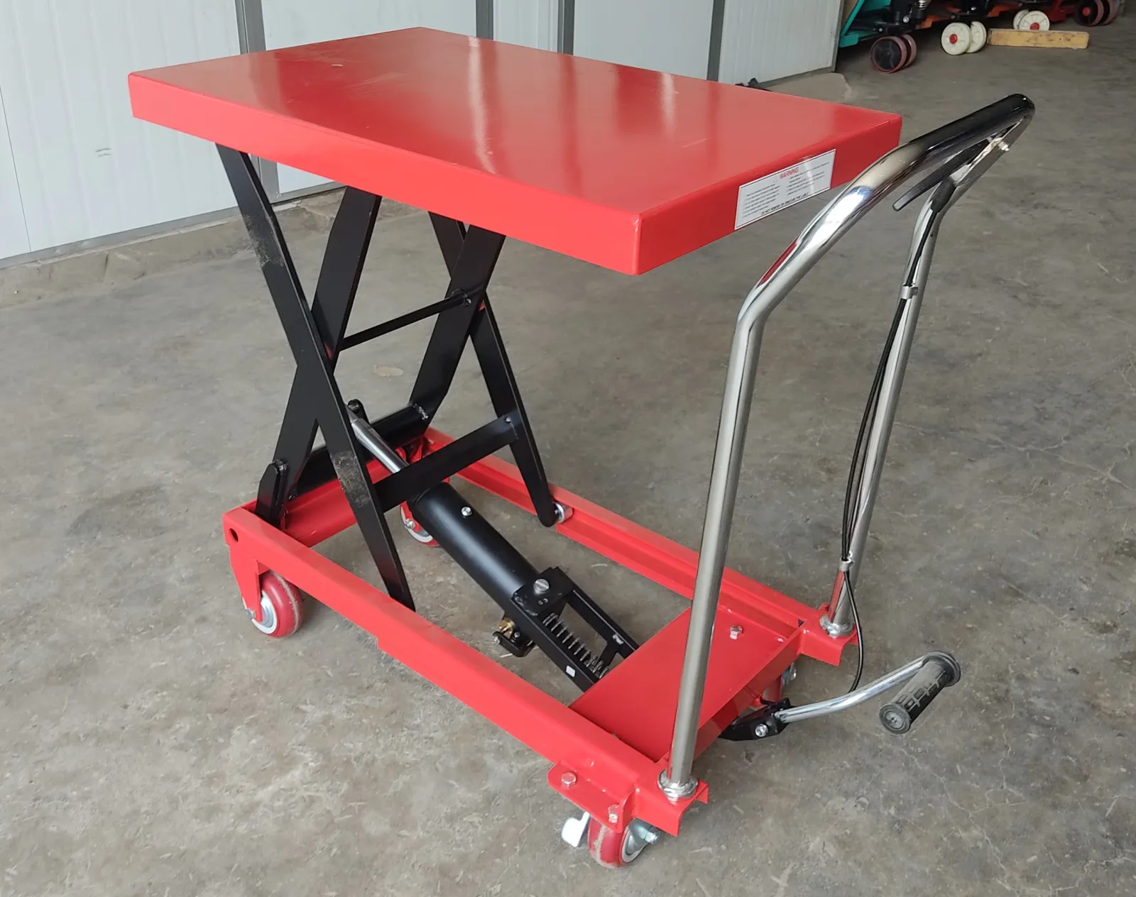 Xe nâng mặt bàn 900mm